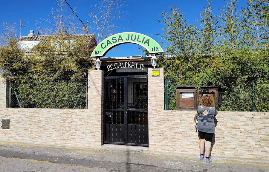 Extérieur de l’Arrocería Casa Julia