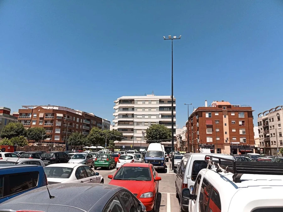 Kostenloser öffentlicher Parkplatz in Gandía