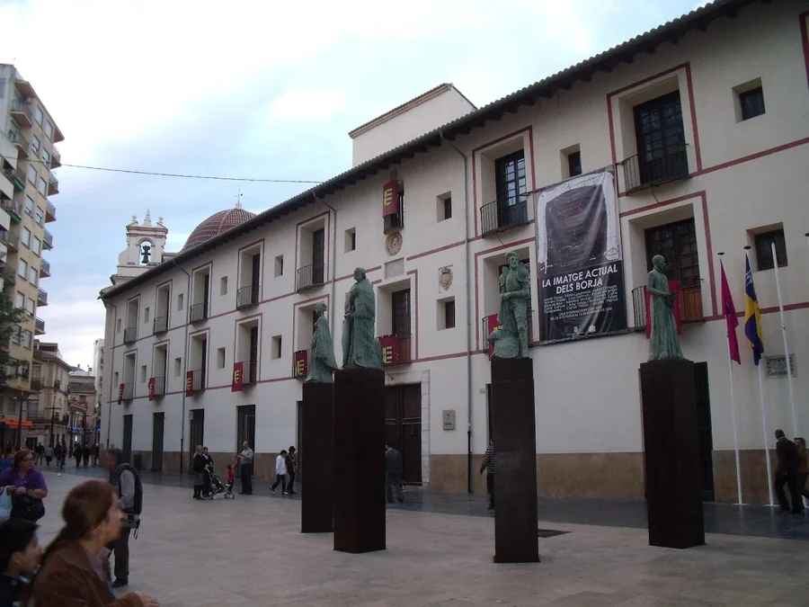 Platz der ehemaligen Universität in Gandía