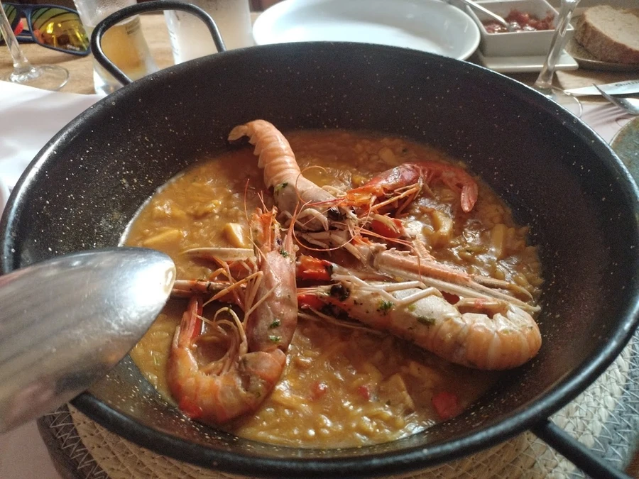 Reisgericht im Restaurant Telero in Gandía