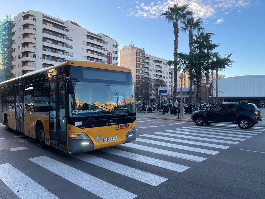 Bus vers la plage de Gandía
