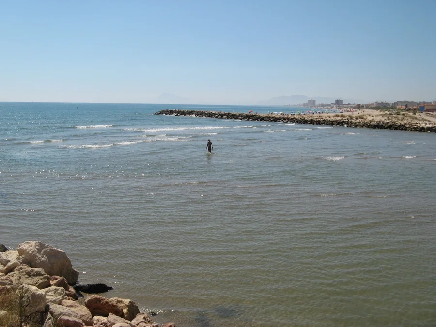 Venecia-Strand in der Stadt Gandía