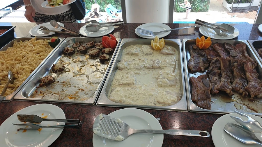 Essen im Hotel Don Pablo in Gandía