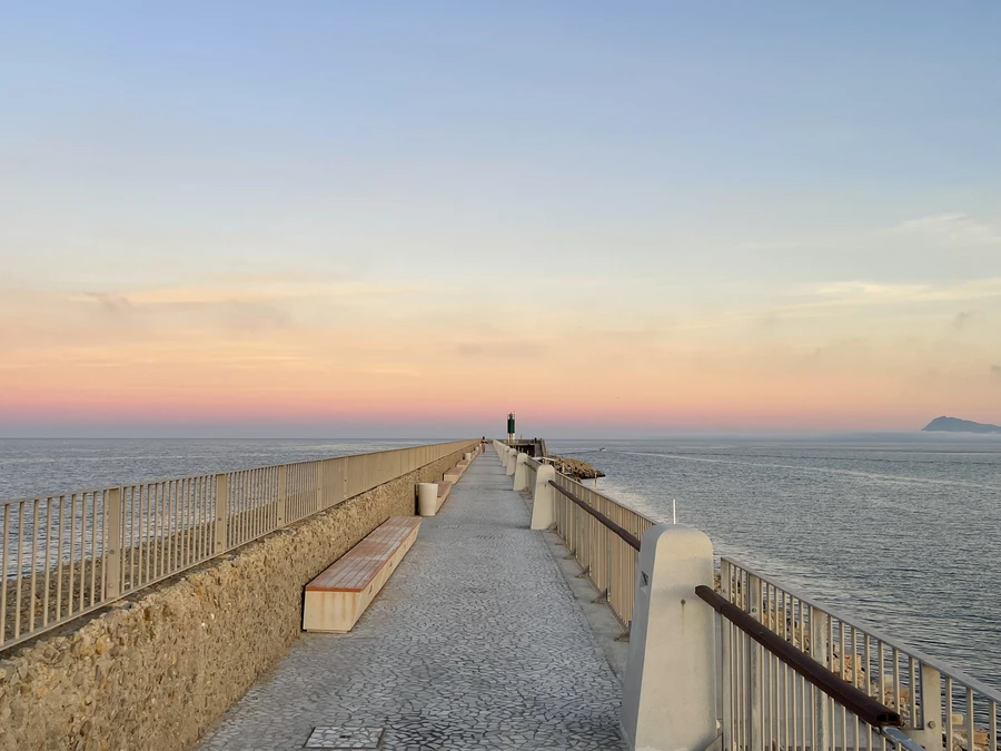 Jetée du port de Gandía