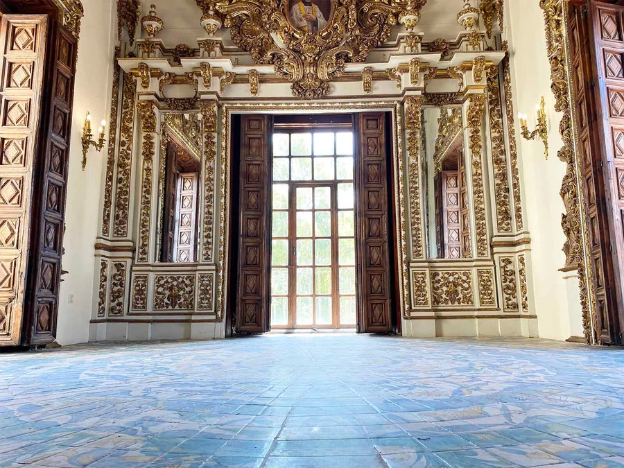 Goldene Galerie des Herzogspalasts in Gandía