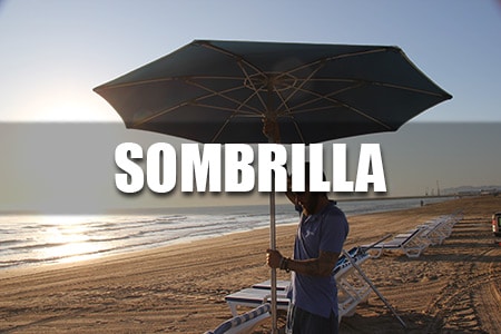 Umbrella shade for rent