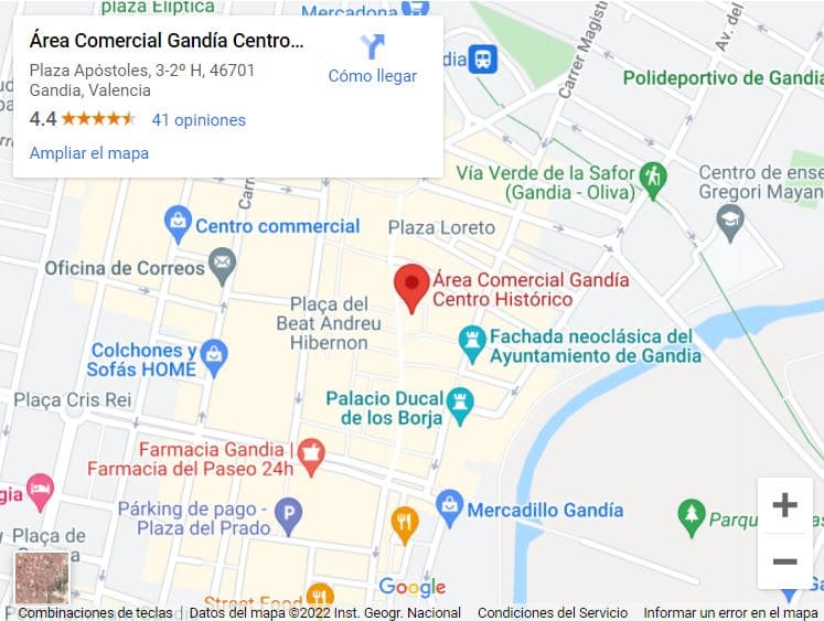centro comercial historico - google maps