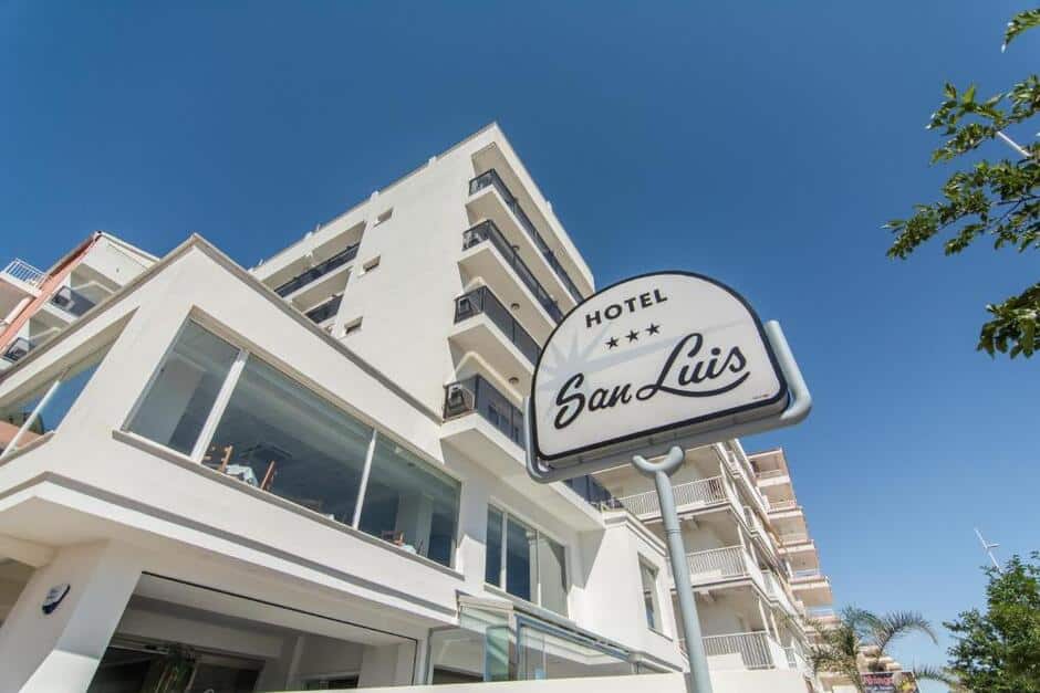 hotel san luis hoteles en primera linea de playa de gandia